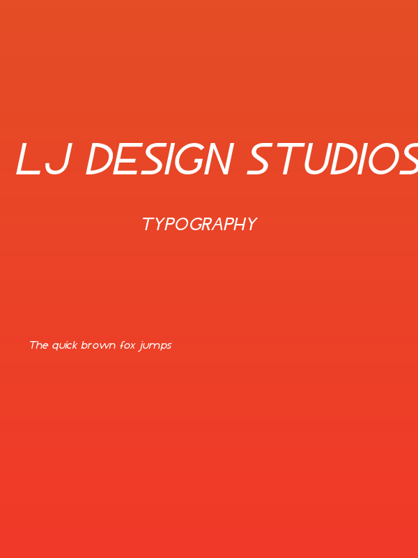 LJ Design Studios IS Italic Poster