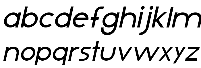 LJ Design Studios IS Italic Font LOWERCASE
