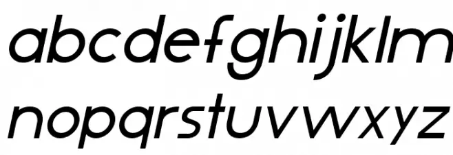 LJ Design Studios IS Italic फ़ॉन्ट लोअरकेस