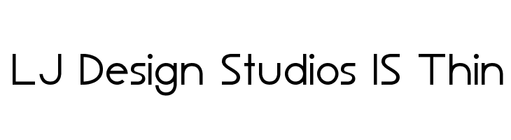 LJ Design Studios IS Thin  Free Fonts Download