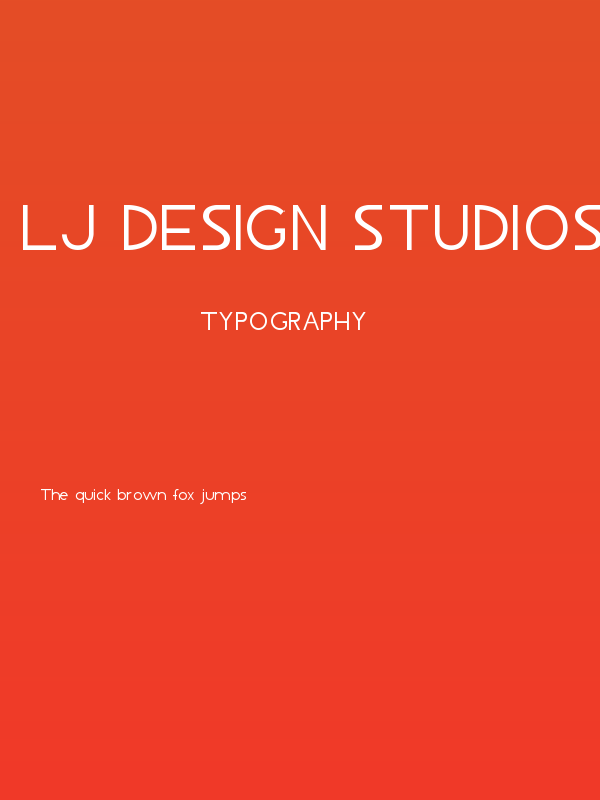 LJ Design Studios IS Thin Poster