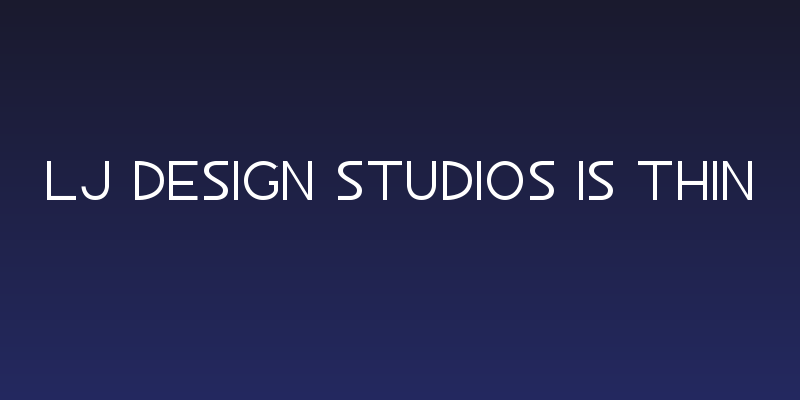 LJ Design Studios IS Thin Social Header
