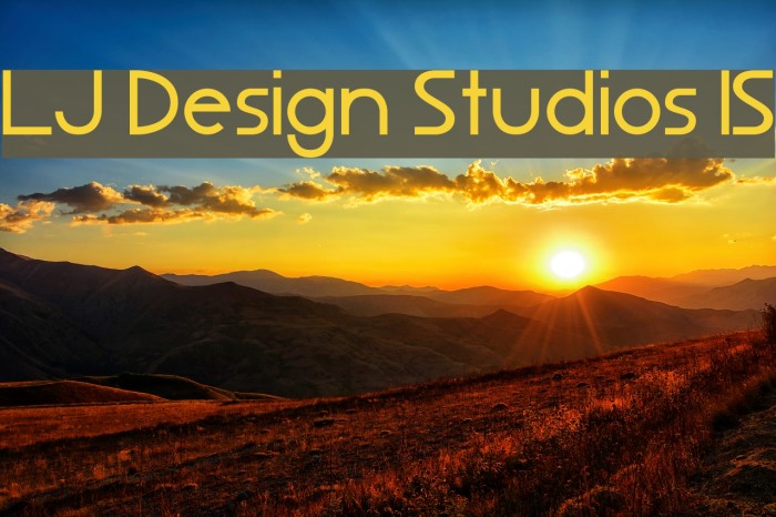 LJ Design Studios IS Font examples