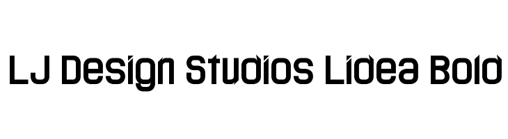 LJ Design Studios Lidea Bold Font