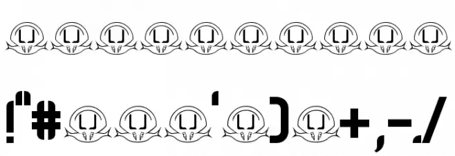 LJ Design Studios Lidea Bold Font OTHER CHARS