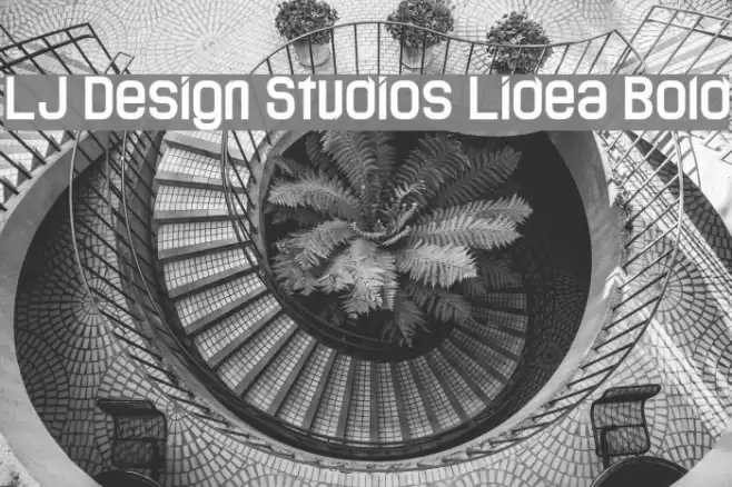 LJ Design Studios Lidea Bold Font examples