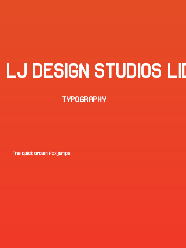 LJ Design Studios Lidea Bold Poster