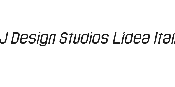 LJ Design Studios Lidea Italic Logo