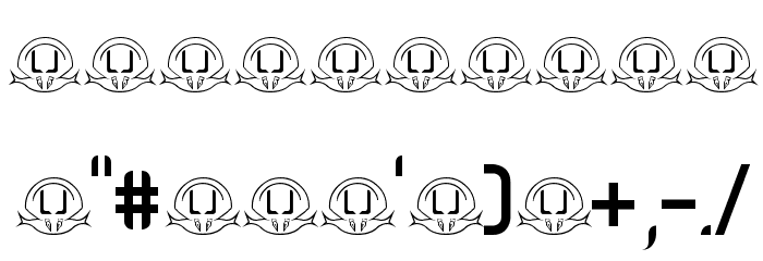 LJ Design Studios Lidea National Font OTHER CHARS