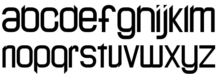 LJ Design Studios Lidea National Font LOWERCASE