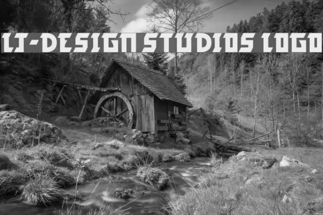 LJ-Design Studios Logo Шрифта examples