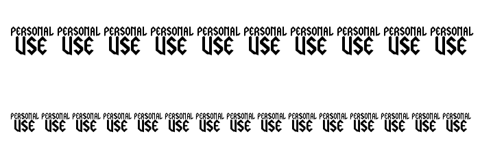 LJ Power Metal PERSONAL USE Font OTHER CHARS