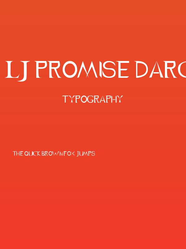 LJ Promise Darck Poster