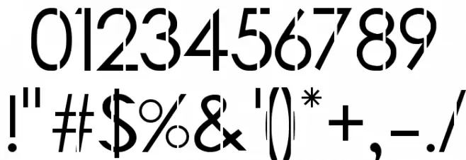 LJ Studios GF Font OTHER CHARS