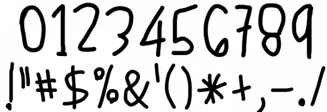 LJ Studios MB Font OTHER CHARS