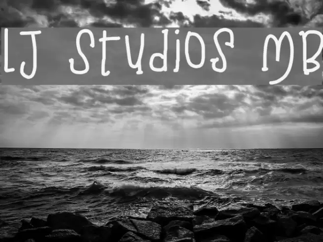 LJ Studios MB Font examples