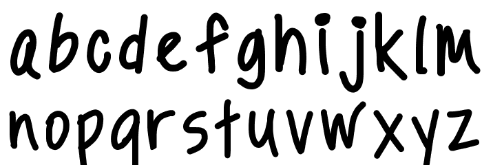 LJ Studios MFJH Font LOWERCASE