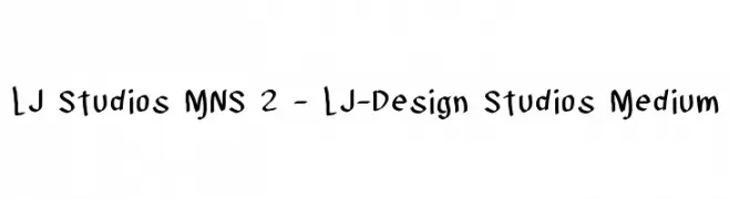 LJ Studios MNS 2 - LJ-Design Studios Medium  Fuentes Gratis Descargar