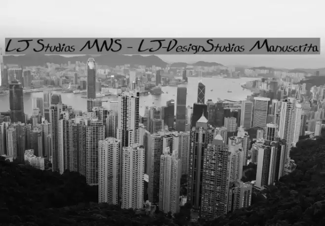 LJ Studios MNS - LJ-DesignStudios Manuscrita Шрифта examples