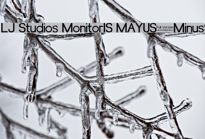 LJ Studios MonitorIS MAYUS/Minus Font examples