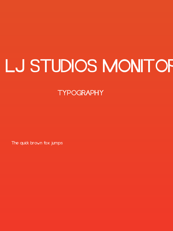 LJ Studios MonitorIS MAYUS/Minus Poster