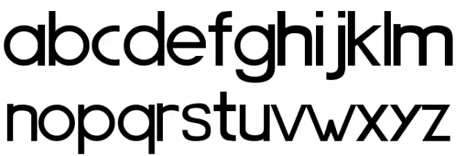 LJ Studios MonitorIS MAYUS/Minus फ़ॉन्ट लोअरकेस