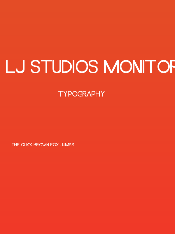 LJ Studios MonitorIS MAYUS Poster