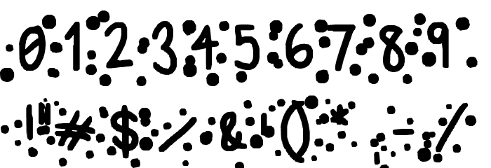 LJPTIHAIN Font OTHER CHARS