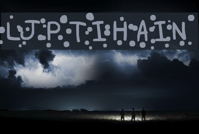LJPTIHAIN Font examples