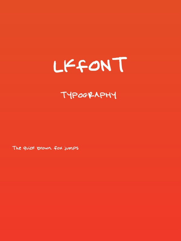 lkfont Poster