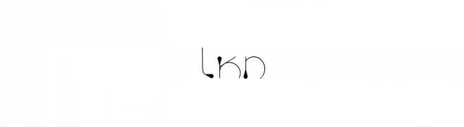 lkn  フリーフォントのダウンロード