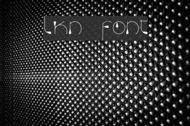 lkn Font examples