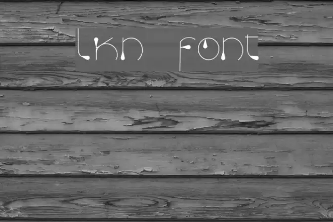 lkn Font examples