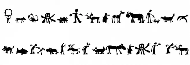 LL HulluPoro Schriftart Groß