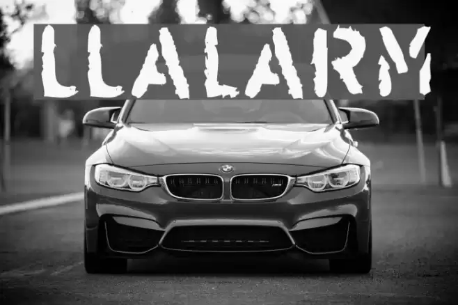 LLAlarm Font examples