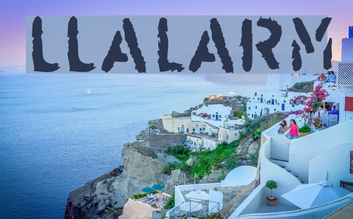 LLAlarm Font examples