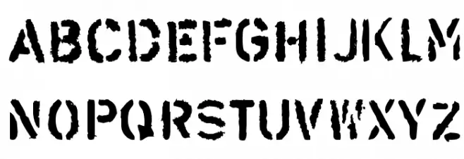 LLAlarm Font LOWERCASE