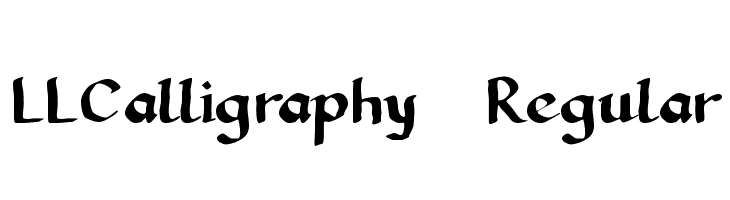LLCalligraphy  Regular  Descarca Fonturi Gratis