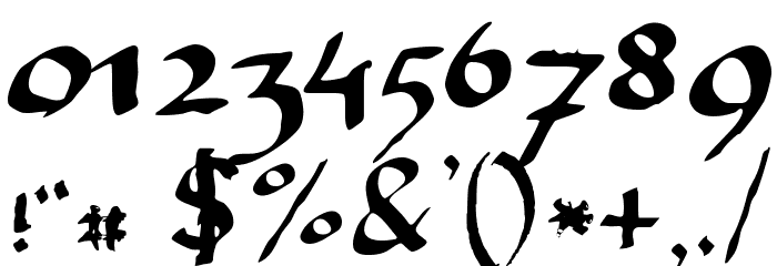 LLCalligraphy Regular Font OTHER CHARS