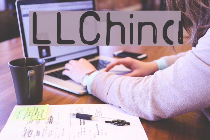 LLChina Font examples