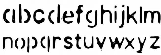 LLChina फ़ॉन्ट लोअरकेस