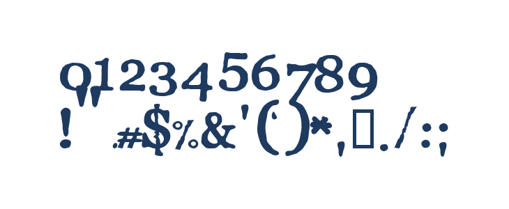LLColon.TTF Other Characters