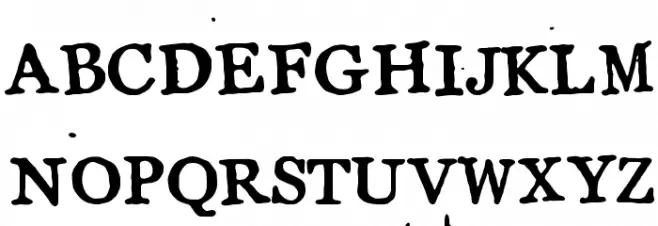 LLColon.TTF Font Litere mari