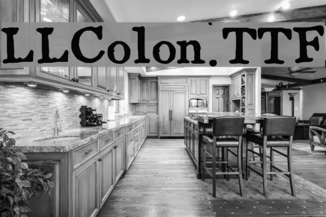 LLColon.TTF Font examples