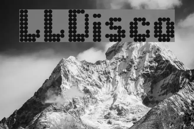 LLDisco Font examples