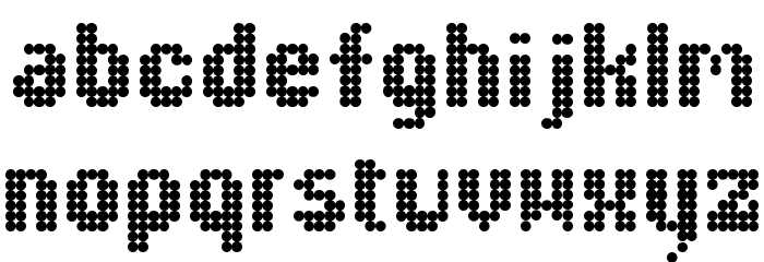 LLDisco Font LOWERCASE
