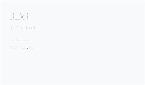 LLDot Business Card