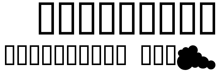 LLFaces フォント その他の文字