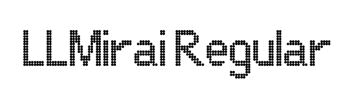 LLMirai Regular  Free Fonts Download
