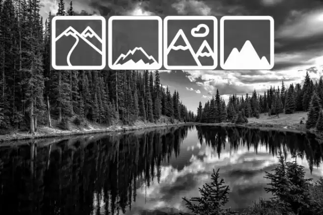 LLMountain Font examples